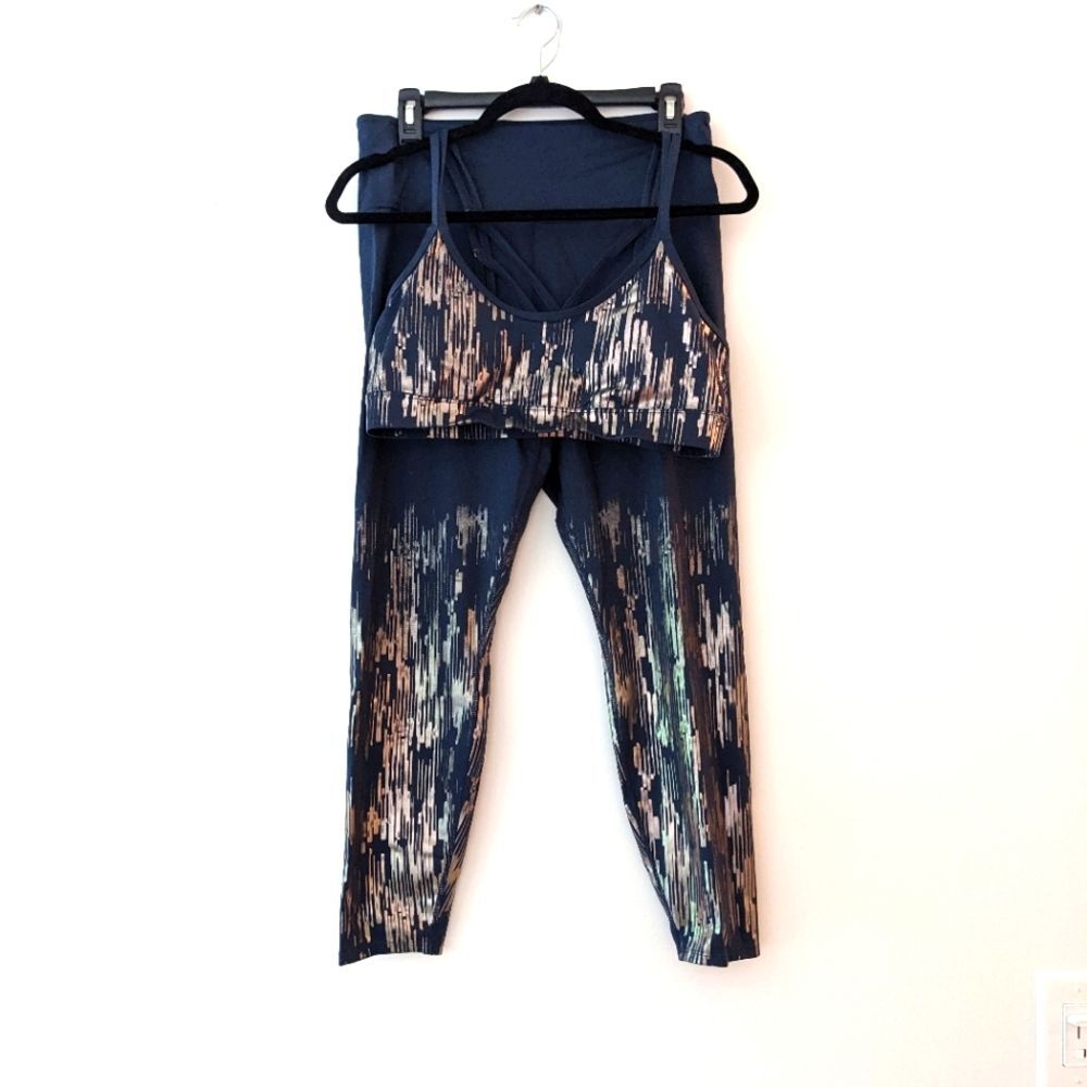 Joylab Navy And Multicolor Patterned Jumpsuit - image 1